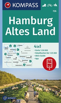 Abbildung von: KOMPASS Wanderkarte Hamburg, Altes Land - KOMPASS-Karten