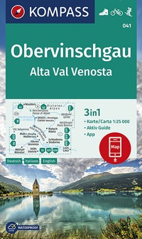 Abbildung von: KOMPASS Wanderkarte Obervinschgau, Alta Val Venosta - KOMPASS-Karten