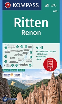 Abbildung von: KOMPASS Wanderkarte Ritten, Renon - KOMPASS-Karten