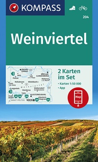 Abbildung von: KOMPASS Wanderkarte Weinviertel - KOMPASS-Karten