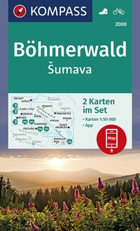 Abbildung von: KOMPASS Wanderkarte Böhmerwald, Sumava - KOMPASS-Karten