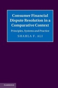 Abbildung von: Consumer Financial Dispute Resolution in a Comparative Context - Cambridge University Press