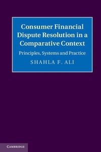 Abbildung von: Consumer Financial Dispute Resolution in a Comparative Context - Cambridge University Press