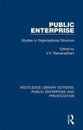 Cover: Public Enterprise - Routledge