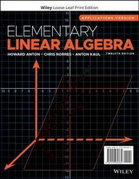 Enlarge image Cover: Elementary Linear Algebra - Wiley