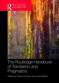 Cover: The Routledge Handbook of Translation and Pragmatics - Routledge
