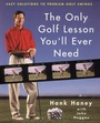 Cover: The Only Golf Lesson You'll Ever Need - HarperCollins