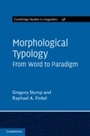Cover: Morphological Typology - Cambridge University Press