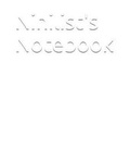 Cover: Nihilist's Notebook - Sea Wright Publishing, LLC