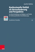 Cover: Konfessionelle Vielfalt als Herausforderung und Perspektive - Vandenhoeck & Ruprecht