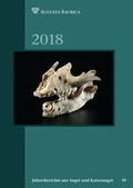 Cover: Jahresberichte aus Augst und Kaiseraugst 2018 - R&ouml;mermuseum Augst