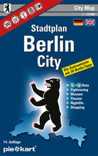 Abbildung von: Berlin City 1 : 10.000 Stadtplan - PIEKART