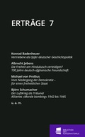 Cover: Ertr&auml;ge - F&ouml;rderstiftung Konservative Bildung und Forschung