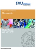 Cover: Studienf&uuml;hrer Mechatronik WS 2018/19 - FAU Uni Erlangen, Maschinenbau
