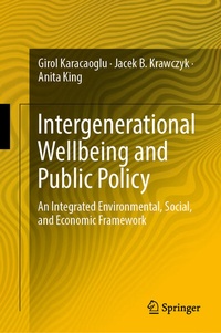 Enlarge image Cover: Intergenerational Wellbeing and Public Policy - Springer