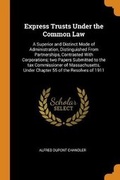 Cover: Express Trusts Under the Common Law - Franklin Classics Trade Press