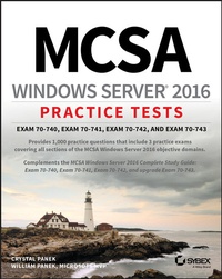 Abbildung von: MCSA Windows Server 2016 Practice Tests - Wiley-ISTE