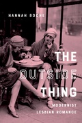 Cover: The Outside Thing - Columbia University Press