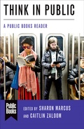 Cover: Think in Public - Columbia University Press