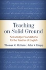Cover: Teaching on Solid Ground - The Guilford Press