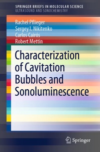Abbildung von: Characterization of Cavitation Bubbles and Sonoluminescence - Springer