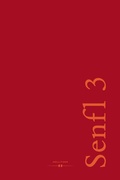 Cover: Senfl-Studien 3 - Hollitzer Wissenschaftsverlag