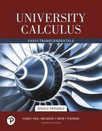 Enlarge image Cover: University Calculus, Single Variable Plus Mylab Math with Pearson Etext -- 24-Month Access Card Package - Pearson