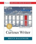 Cover: The Curious Writer, MLA Update, Concise Edition [rental Edition] - Pearson