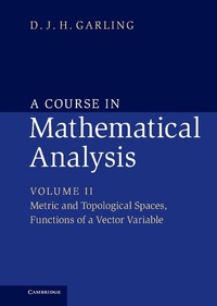Abbildung von: A Course in Mathematical Analysis - Cambridge University Press