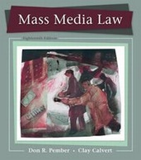 Abbildung von: Mass Media Law - McGraw-Hill Education