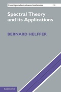 Cover: Spectral Theory and its Applications - Cambridge University Press