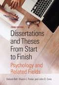 Cover: Dissertations and Theses from Start to Finish - American Psychological Association