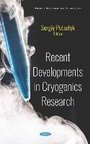Cover: Recent Developments in Cryogenics Research - Nova Science Publishers Inc