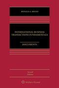 Cover: International Business Transactions Fundamentals, Documents - Kluwer Law International