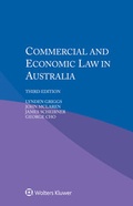 Cover: Commercial and Economic Law in Australia - Kluwer Law International