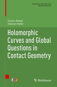 Abbildung von: Holomorphic Curves and Global Questions in Contact Geometry - Birkhäuser
