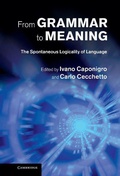 Cover: From Grammar to Meaning - Cambridge University Press