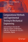 Cover: Computational Methods and Experimental Testing In Mechanical Engineering - Springer