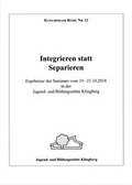 Cover: Integrieren statt Separieren - Angelika Lenz Verlag