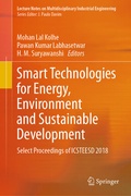 Cover: Smart Technologies for Energy, Environment and Sustainable Development - Springer