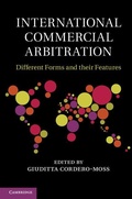 Abbildung von: International Commercial Arbitration - Cambridge University Press