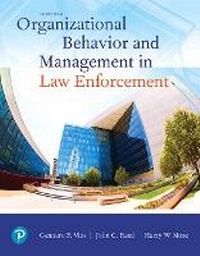 Abbildung von: Organizational Behavior and Management in Law Enforcement - Pearson