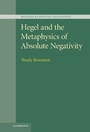 Cover: Hegel and the Metaphysics of Absolute Negativity - Cambridge University Press