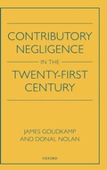 Abbildung von: Contributory Negligence in the Twenty-First Century - Oxford University Press