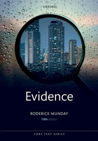 Enlarge image Cover: Evidence - Oxford University Press