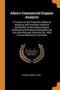 Cover: Allen's Commercial Organic Analysis - Franklin Classics Trade Press