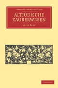 Cover: Das Altjuedische Zauberwesen - Cambridge University Press