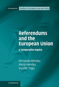 Cover: Referendums and the European Union - Cambridge University Press