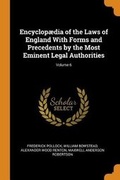 Cover: Encyclopaedia of the Laws of England with Forms and Precedents by the Most Eminent Legal Authorities; Volume 6 - Franklin Classics Trade Press