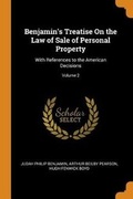 Cover: Benjamin's Treatise on the Law of Sale of Personal Property - Franklin Classics Trade Press
